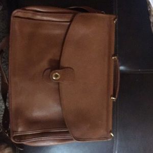 *Vintage* Coach Leather Briefcase